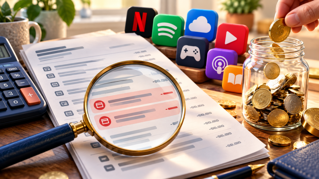 Subscription Audit Checklist: Find Every Recurring Charge in 20 Minutes — editorial illustration