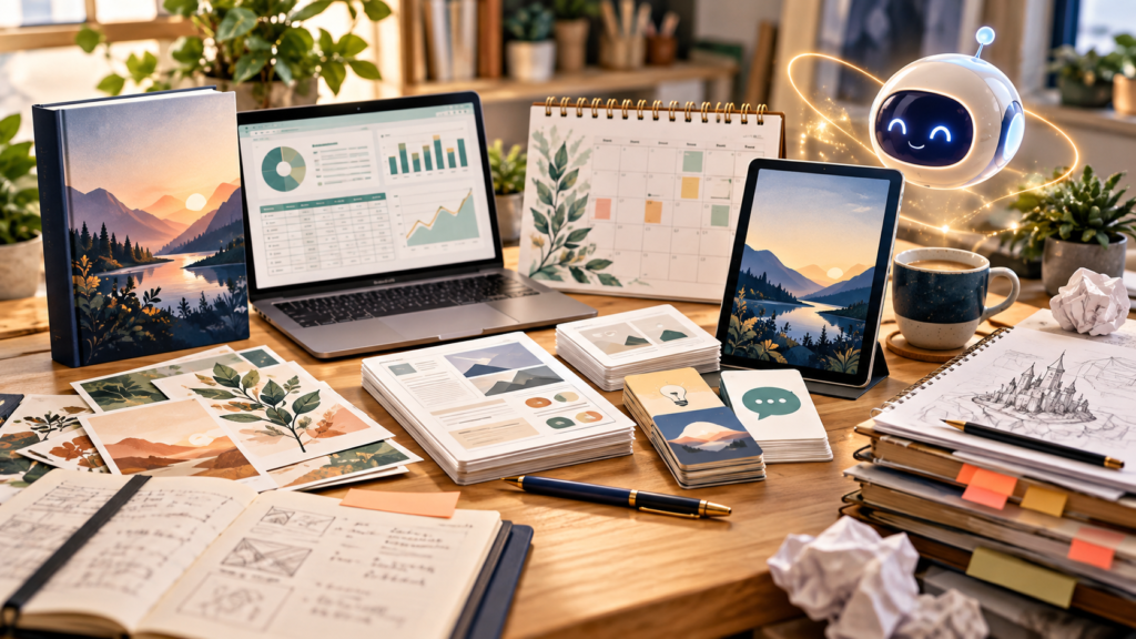 20 Digital Products AI Can Help You Build (and 5 It Can’t) — editorial illustration